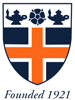 Coed 十大网赌靠谱平台网址 private school crest for 赌球平台推荐 Blue and Orange